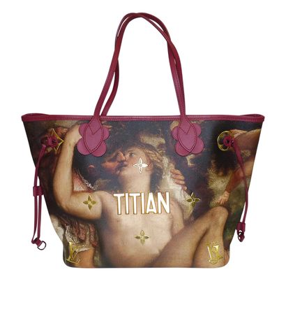 Neverfull MM Sin Pochette Titian, 1.900&euro;, Bolso, Rojo, Animal - Piel, Vista frontal